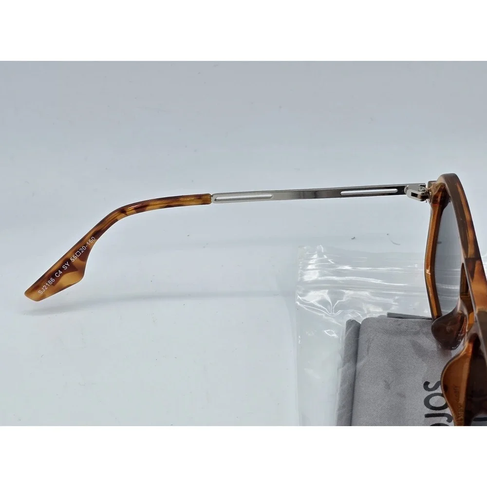Sojos SJ2186 C4 SY Tortoise Shell Sunglasses 55[]20 150 -‎ Very Good Frame
